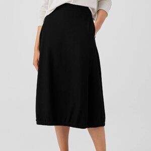 Eileen Fisher Stretch Crepe Lantern Skirt